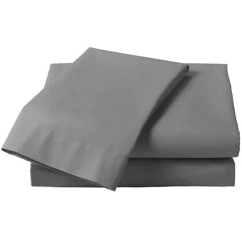 PERCALE PLW CASE SILVER GREY