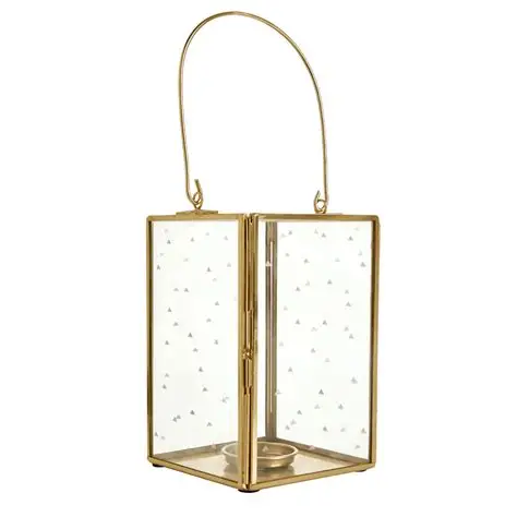 WILKO GOLD EFFECT CANDLE HOLDER